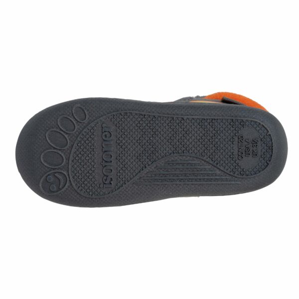 Isotoner - Chaussons bottillons zip Enfant Gris Formule 1 – Image 3