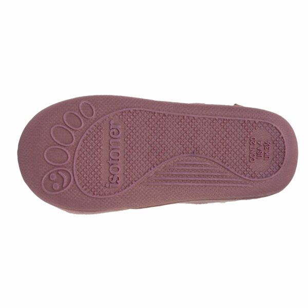 Isotoner - Chaussons bottillons zip Enfant Rose Chat – Image 3