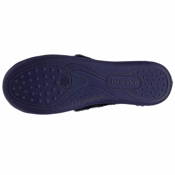 Isotoner - Chaussons charentaises Femme Marine feuillage – Image 3