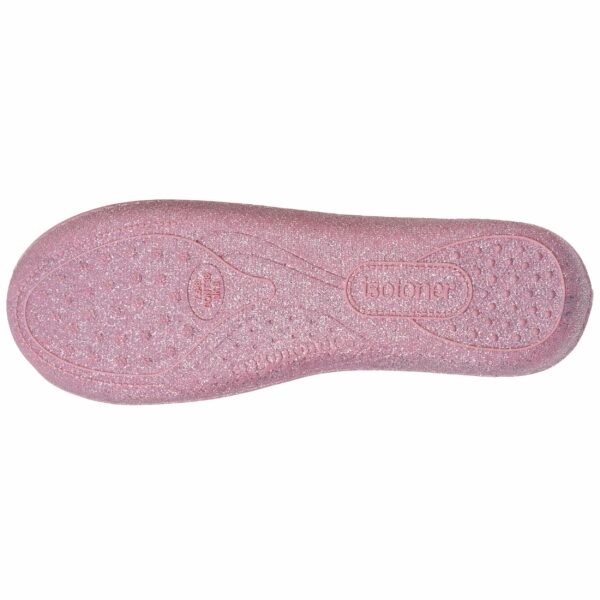 Isotoner - Chaussons charentaises Femme Rose pailleté – Image 3