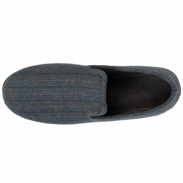 Isotoner - Chaussons charentaises Homme Chevrons bleus – Image 2
