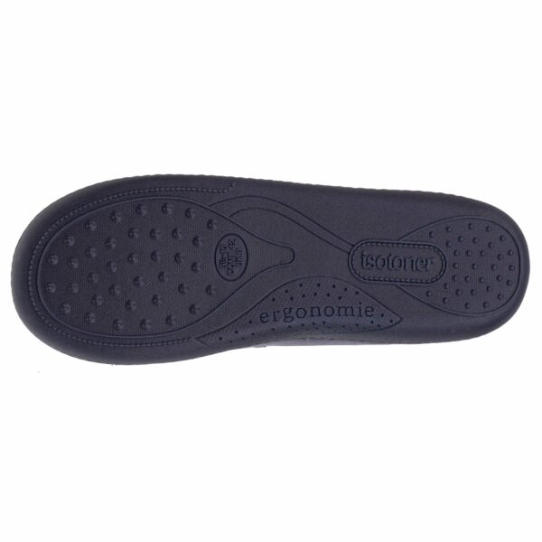 Isotoner - Chaussons charentaises Homme Marine chiné – Image 3