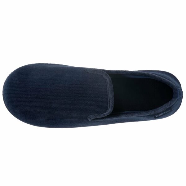 Isotoner - Chaussons charentaises Homme Marine velours – Image 2