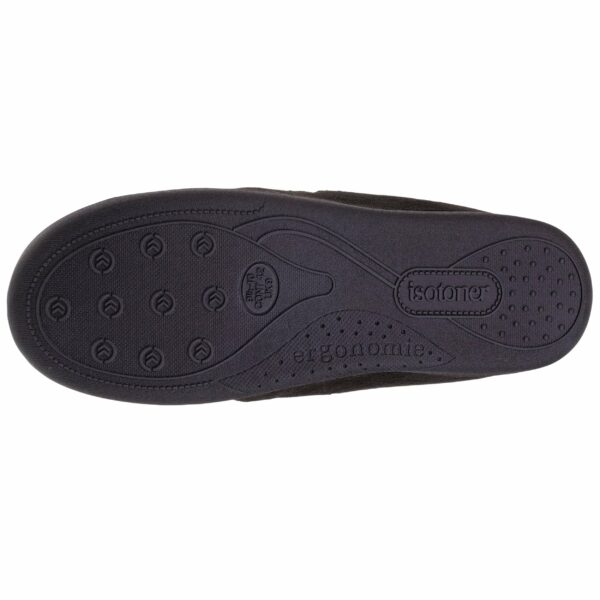 Isotoner - Chaussons mocassins Homme Noir – Image 3