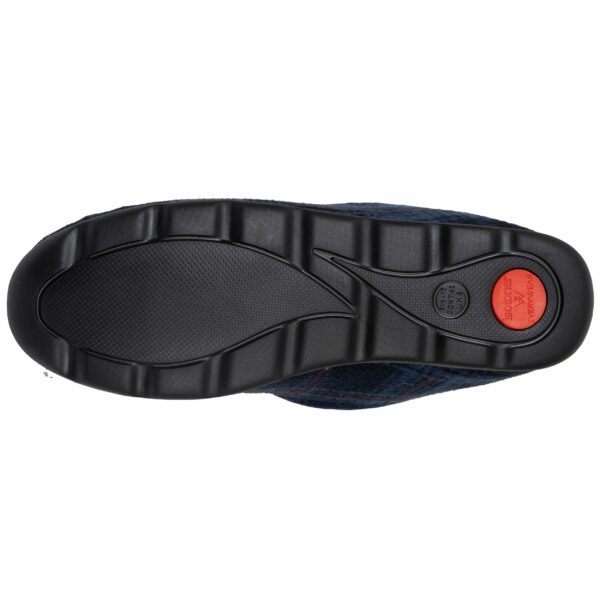 Isotoner - Chaussons charentaises Homme Tartan bleus – Image 3