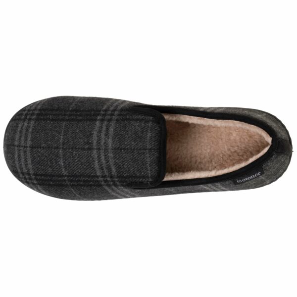 Isotoner - Chaussons charentaises Homme Tartan gris