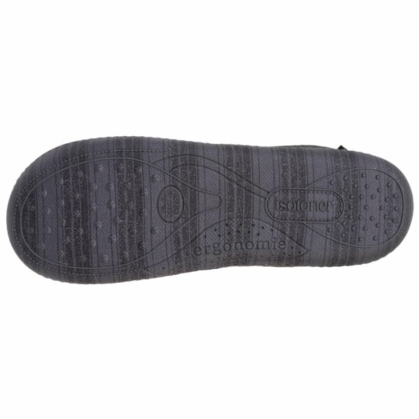 Isotoner - Chaussons charentaises Homme tartan Noir – Image 3