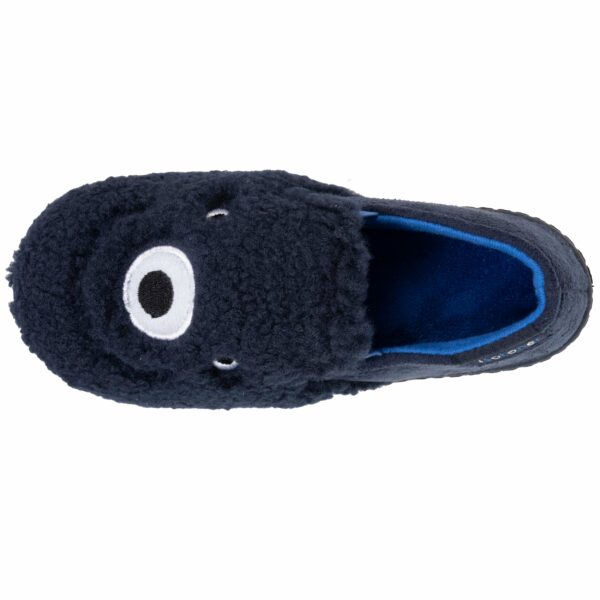 Isotoner - Chaussons mocassins Enfant Marine monstre