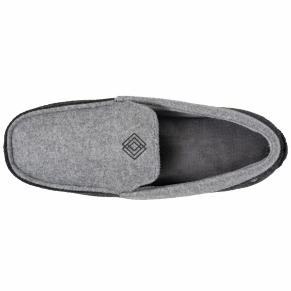 Isotoner - Chaussons mocassins Homme Dégradé gris – Image 2