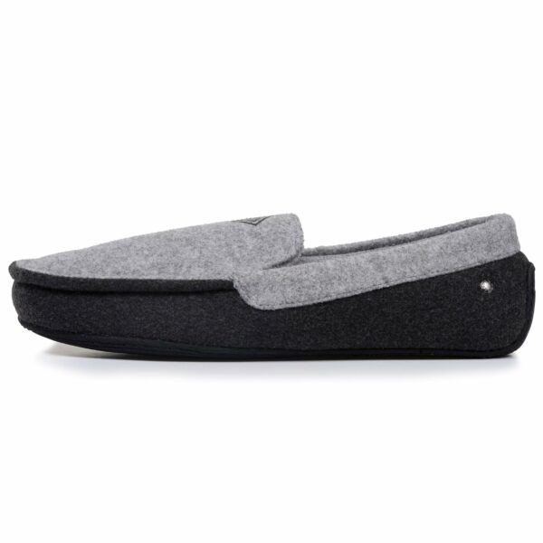 Isotoner - Chaussons mocassins Homme Dégradé gris – Image 3