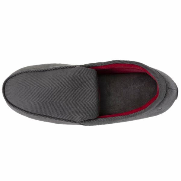 Isotoner - Chaussons mocassins Homme Gris foncé