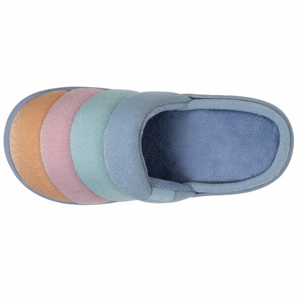 Isotoner - Chaussons mules Femme BLOUP Arc-en-ciel – Image 2