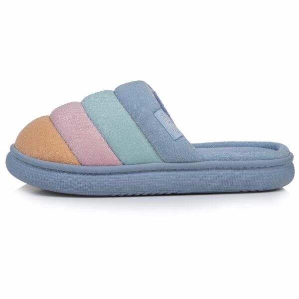 Isotoner - Chaussons mules Femme BLOUP Arc-en-ciel – Image 3