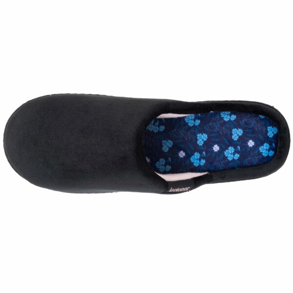 Isotoner - Chaussons mules Femme Noir Liberty