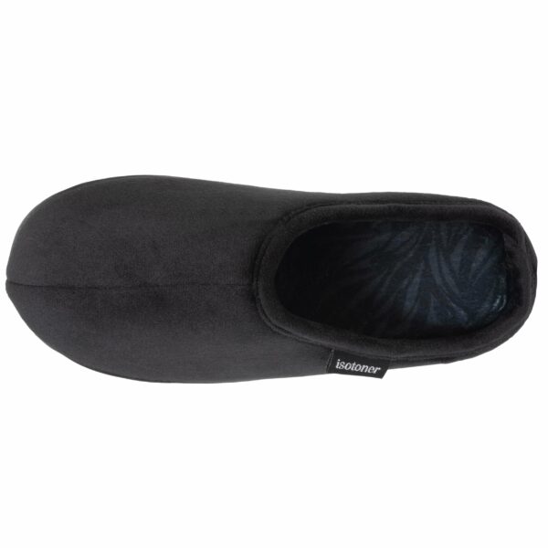 Isotoner - Chaussons mules Femme Noir plateforme
