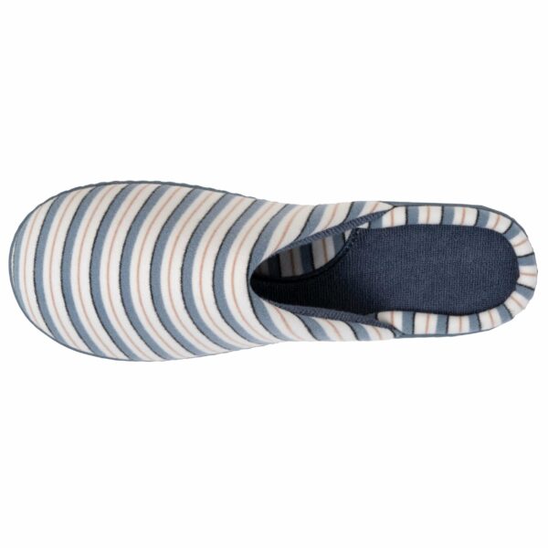 Isotoner - Chaussons mules Femme Rayure marinière – Image 2