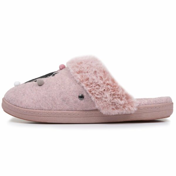 Isotoner - Chaussons mules Femme Rose chiné – Image 3