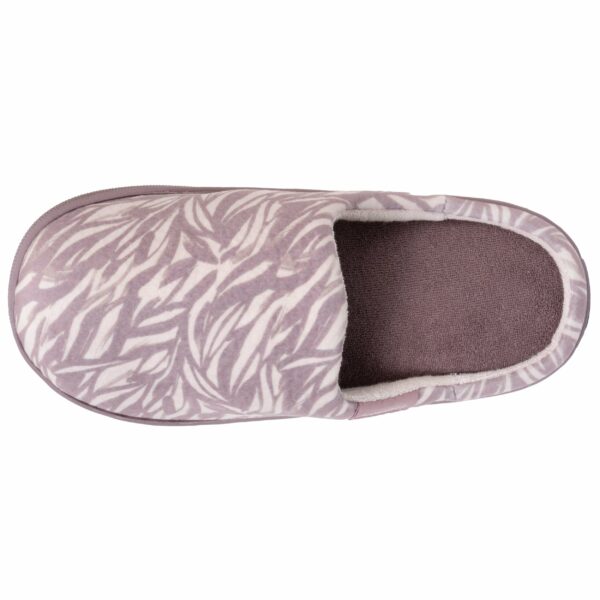 Isotoner - Chaussons mules Femme Xtra BLOUP Rose zèbre