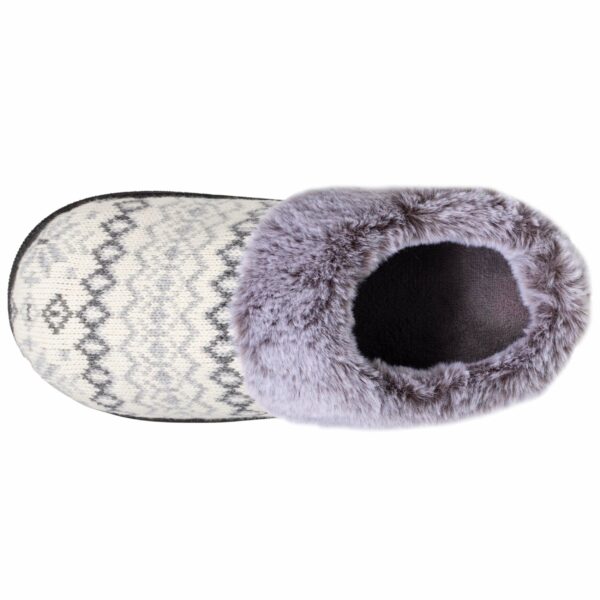 Isotoner - Chaussons mules Femme BLOUP Jacquard – Image 2
