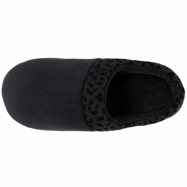 Isotoner - Chaussons mules Femme talon plateforme Noir