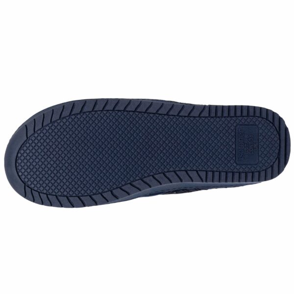 Isotoner - Chaussons mules Femme talon feuilles Marine – Image 3