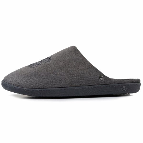 Isotoner - Chaussons mules Homme Gris chiné – Image 3