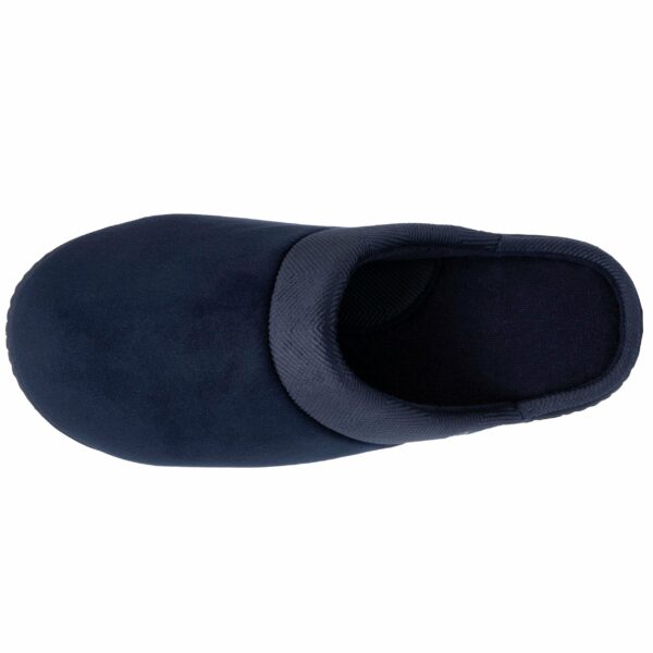 Isotoner - Chaussons mules Homme Marine chevrons