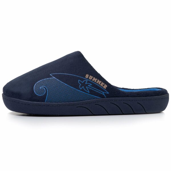 Isotoner - Chaussons mules Junior Marine Surf – Image 2
