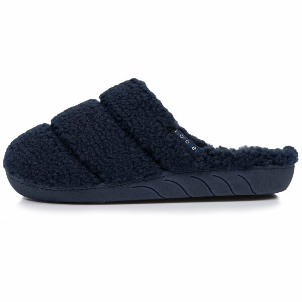 Isotoner - Chaussons mules Junior Marine matelassé – Image 2
