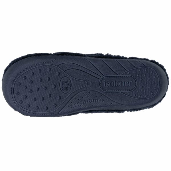 Isotoner - Chaussons mules Junior Marine matelassé – Image 3
