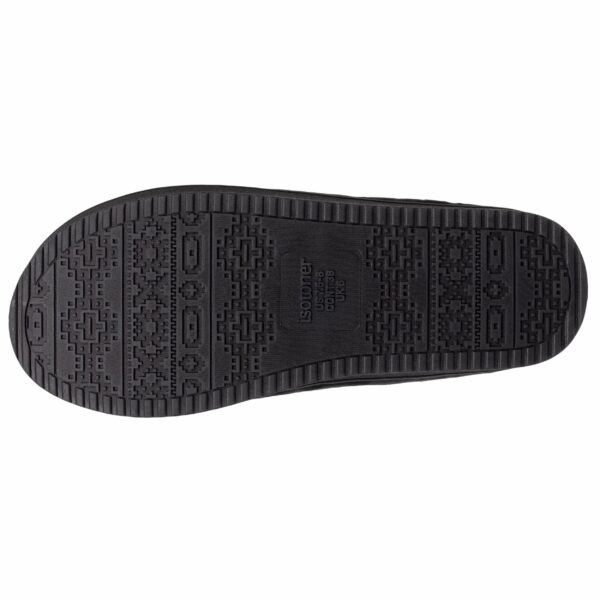 Isotoner - Chaussons mules plateforme Femme Noir – Image 3