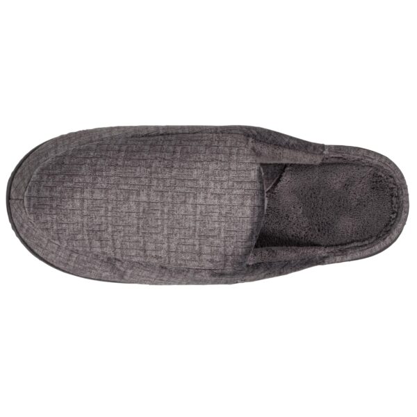Isotoner - Chaussons mules Homme Gris