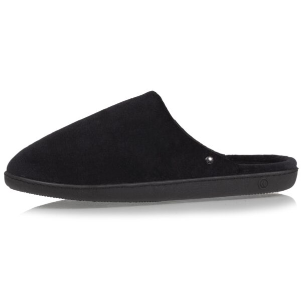 Isotoner - Chaussons mules Homme Noir Chevrons – Image 3