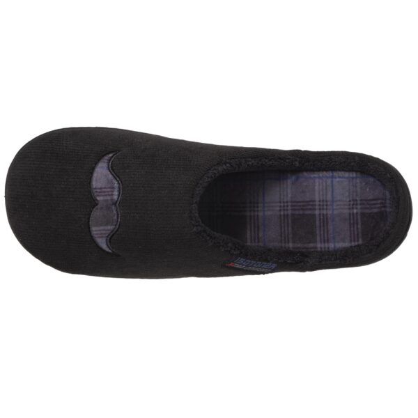 Isotoner - Chaussons mules XTRA Confort Homme Noir