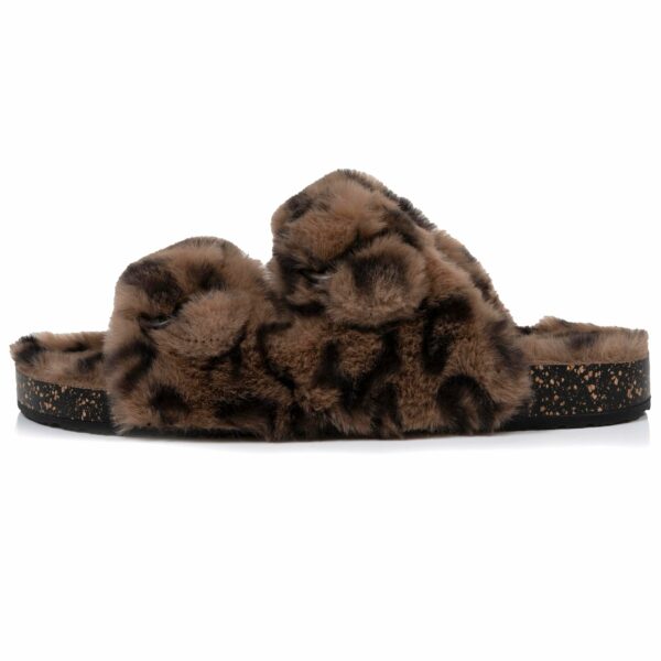 Isotoner - Chaussons sandales Femme Léopard – Image 2