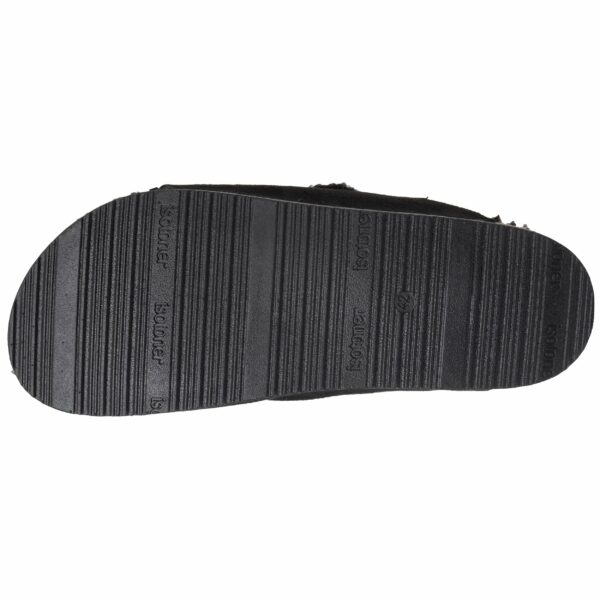 Isotoner - Chaussons sandales Homme brides Noir – Image 3
