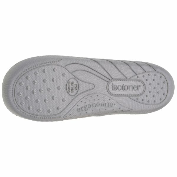 Isotoner - Chaussons sans-gênes Junior arabesques Gris chiné – Image 3