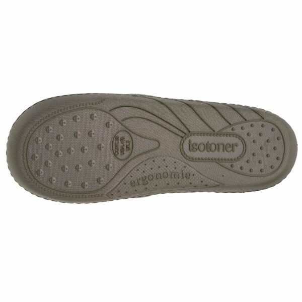 Isotoner - Chaussons sans-gênes Junior motos Kaki chiné – Image 3