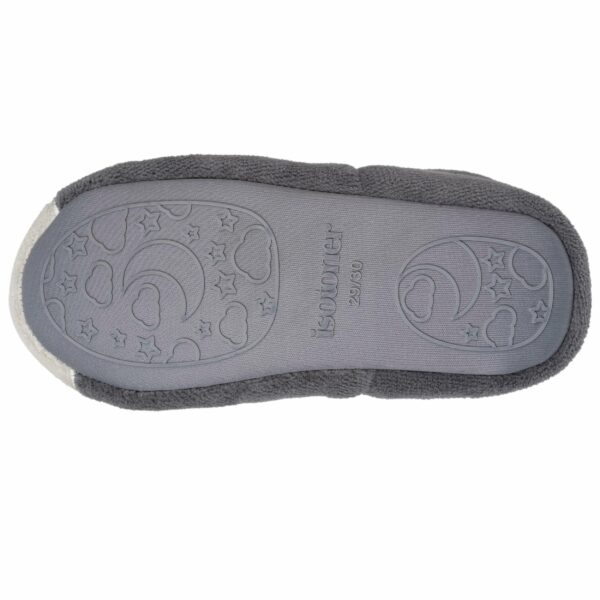 Isotoner - Chaussons slippers Enfant Gris Pingouin Blanc – Image 3