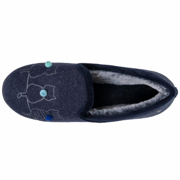 Isotoner - Chaussons slippers Femme Bleu