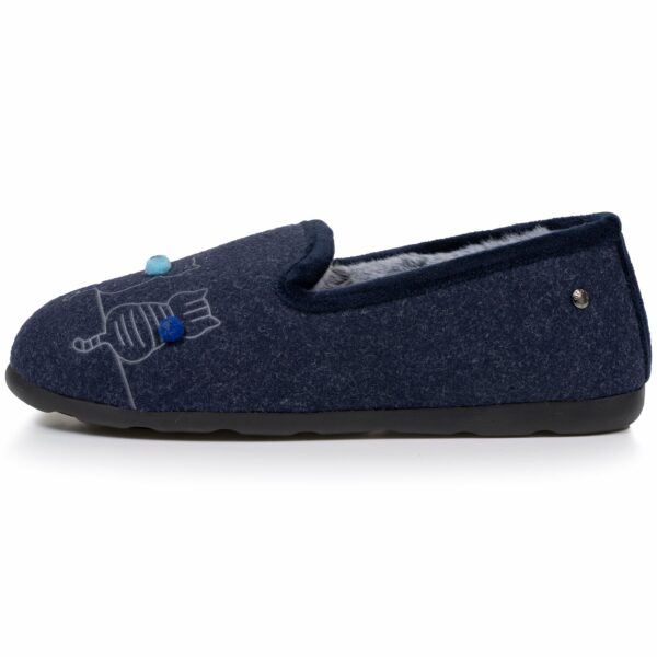 Isotoner - Chaussons slippers Femme Bleu – Image 2