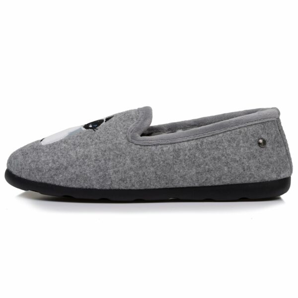 Isotoner - Chaussons slippers Femme Gris – Image 3