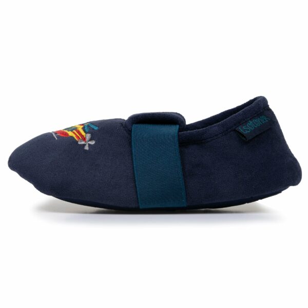 Isotoner - Chaussons slippers Garçon Pompier Marine – Image 2