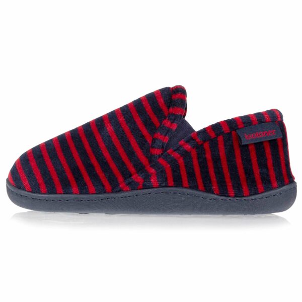 Isotoner - Chaussons mocassins Enfant Rayures – Image 2