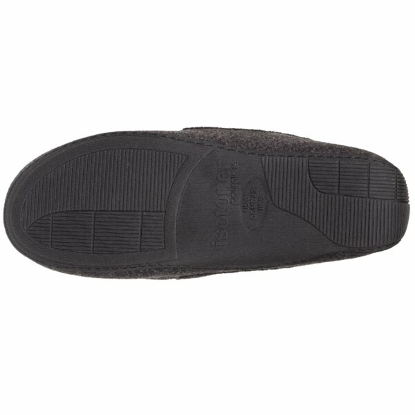 Isotoner - Chaussons mocassins Homme feutrine Gris Chiné – Image 3