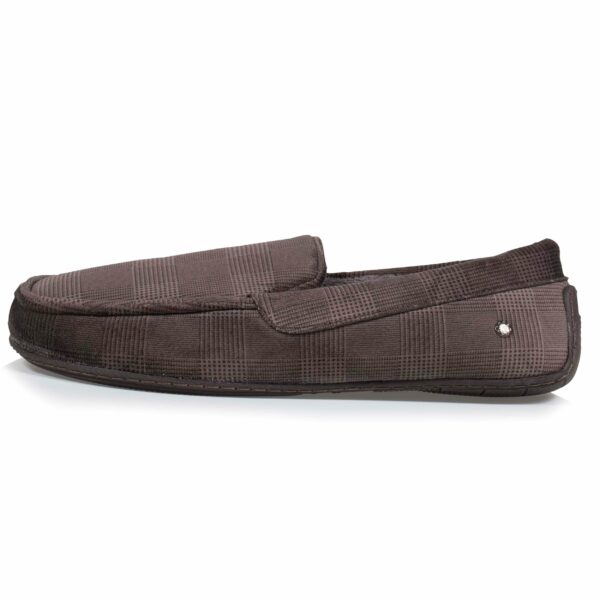 Isotoner - Chaussons mocassins Homme Gris – Image 3