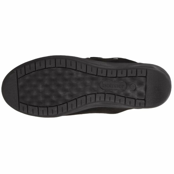 Isotoner - Chaussons mules Femme Talon Nœud Noir – Image 3