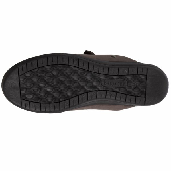 Isotoner - Chaussons mules Femme Talon Nœud Taupe – Image 3