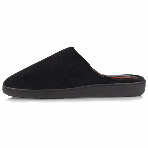 Isotoner - Chaussons mules Homme ergonomiques Noir – Image 2