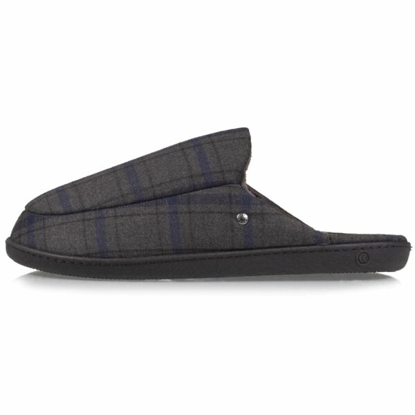 Isotoner - Chaussons mules Homme Tartan – Image 2
